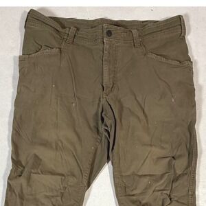 The North Face Men's 36 Cargo Pants Khaki Utility Outdoor Hiking Adjustable Cuff